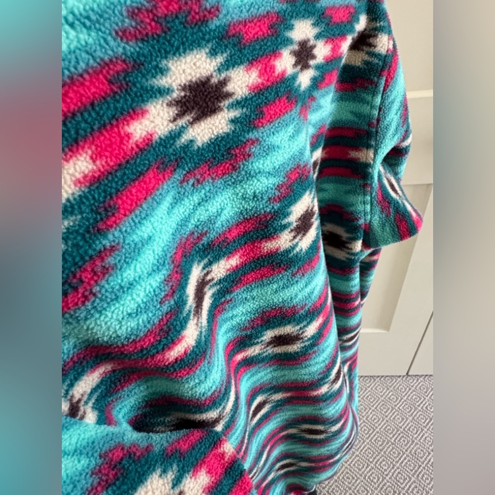 Patagonia Synchilla Snap-T Wild Desert Aztec Print Fleece Pullover – Size M - Picture 8 of 8